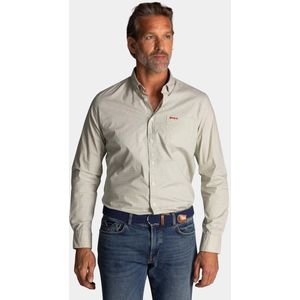 NZA - Groen katoenen stretch overhemd