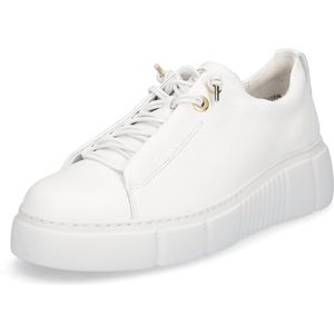 Schoenen - Sneakers - Effen - Leer - Sleehak - Middelhoge Hak