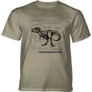 T-shirt T-Rex Fact Sheet Beige M