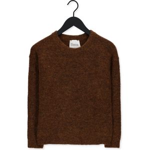 My Essential Wardrobe The Knit Pullover Truien & vesten Dames - Sweater - Hoodie - Vest- Bruin - Maat XL