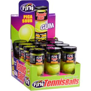 Fini - Giant Tennis Balls Gum - 12x 3 stuks