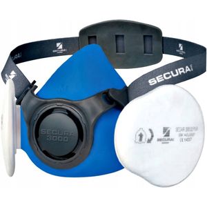 Secura 3000 Stofmasker met P2 Filters - Ademhalingsbescherming