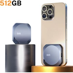 DM Externe SSD 512GB - SSD - USB C - USB A - 4080 MBPS - iPhone / Android / Windows / Mac