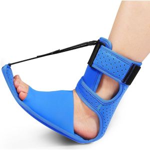 Upgrade Plantaire Fasciitis Nachtspalk & Verlichtingsbrace met Verstelbare Bandjes - Ondersteuning bij Achillespeesontsteking - Hielspoorpijn - Dag & Nacht Gebruik