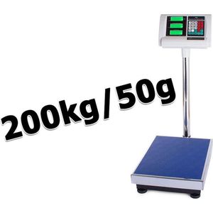 Digitale Platformweegschaal – Pakketweegschaal – 200KG – Programmeerbaar