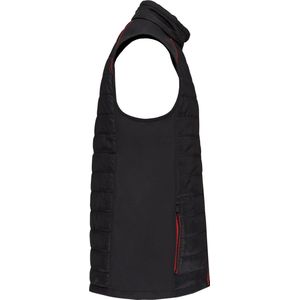 Bodywarmer Unisex XL WK. Designed To Work Mouwloos Black / Red 100% Polyester