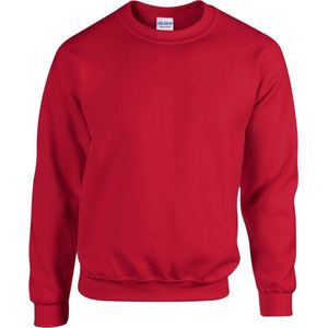 Gildan Zware Blend Unisex Adult Crewneck Sweatshirt voor volwassenen (Kersenrood)