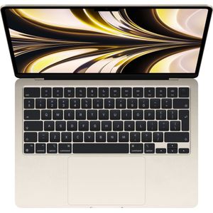 Apple MacBook Air (2022) MLY13N/A - CTO - 13.6 inch - Apple M2 - 256 GB - Sterrenlicht