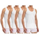 SCHIESSER - 95/5 - Onderhemden - Wit - 100% Biologisch Katoen - Duopack