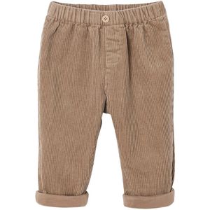 Broek - Beige - Fluweel / Velours - Voor Pasgeborenen