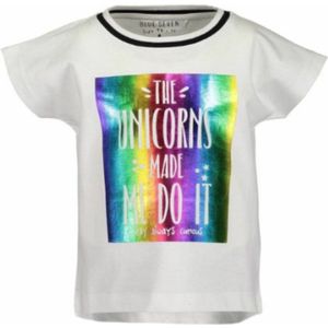 Shirt unicorn wit maat 104