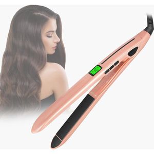 Keramische 2-in-1 Stijltang en Krultang met LED-display en Snelle Opwarming