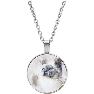 Ketting Glas - Kat