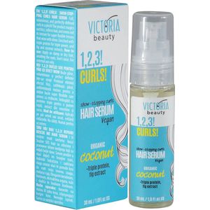 Haar serum met kokos olie - thermische bescherming - krullend haar - vegan olie voor glanzend haar 30ml