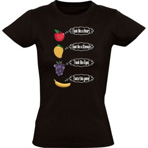 Waar lijk ik op? Fruit game Dames T-shirt - eten - fruit - spel - humor - grappig