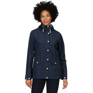 De Regatta Bayarma katoenen jas - dames - Coolweave - met capuchon - Marine