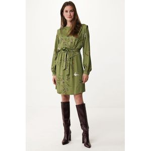 Mexx Jurk Mini Met Print Groen Dames - Maat 38