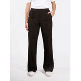 Colette - Punta Sidepatch - Wide Leg Broek - Met Witte Streep