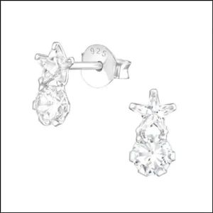 Aramat Jewels Oorbellen - Zilveren Ster Oorbellen - Zilver - Vrouwen - Kinderen - 4