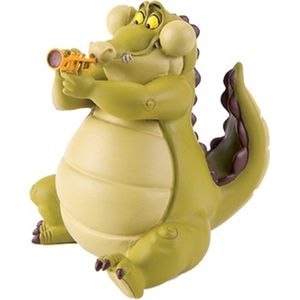 Bullyland - Louis de krokodil van De prinses en de kikker / Princess and frog - taart topper decoratie - Peter Pan - 7cm