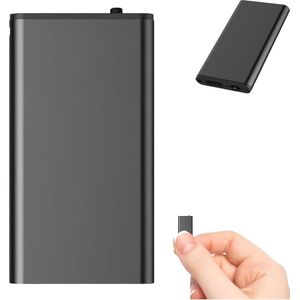 Compacte 32 GB audiorecorder met ruisonderdrukking en wisfunctie