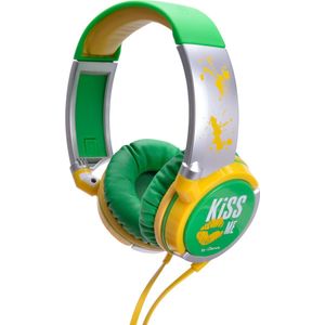 iDance Kiss Me KM 200 Groen, Zilver, Geel Supraaural Hoofdband