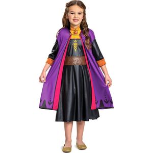 DISGUISE - Kostuum Anna Frozen 2 klassiek meisjes - 98/110 (3-4 jaar)