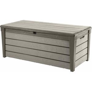 Keter Brushwood Opbergbox - 455L - 145x69,7x60,3cm - Taupe