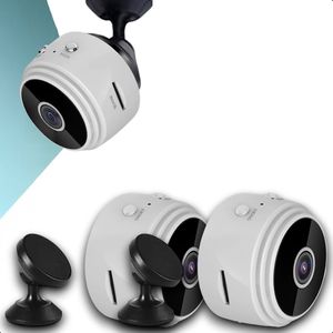 Tech Essentials Mini Spy Camera - 1080P/Full HD - Met WiFi APP - Nightvision - Bewegingsdetectie - 2-Pack - Verborgen Video Camera Compact - Kleine Binnenhuis Camera - Spionage - Draadloos - Huisdieren - Smart - Wit