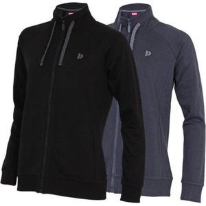 2-Pack Donnay - Vest met opstaande kraag (Amber) - Sporttrui - Dames - Black/Navy (281) - maat XL