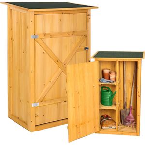 DailySupplies® Tuinkast Hout - Tuinkist - Tuinkasten voor Buiten - Tuinberging - 75x55x120cm