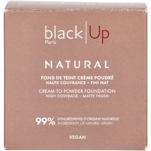 Black Up Full Cover Cream Powder Foundation