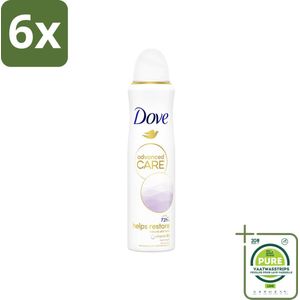Dove – Deodorant Spray – Clean Touch – 150 ml - Voordeelverpakking - 6 stuks - Anti-transpirant - Deodorant spray