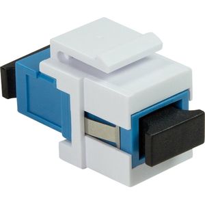 LOGILINK SC-Simplex koppeling NK0034 blauw/wit, voor inbouw in Keystone panelen