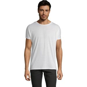 SOLS Heren Magma Sublimatie T-Shirt (Wit)