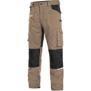 Werkbroek CANIS SAFETY CXS STRETCH, heren, beige-zwart, maat 52