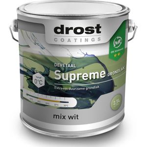 Drost Devetaal Supreme Grondlak 2,5 liter - Wit