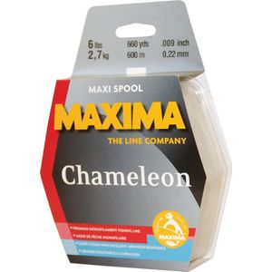 MAXIMA Chameleon Maxi Spool - Vislijn - Nylon vislijn - Diameter 0.25mm - Lengte 600m - Trekkracht 3.5 kg - Kleur Chameleon