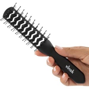 Dubbelzijdige Föhnborstel voor Effectieve Haarstyling | Unisex Haarborstel met Soft Touch Handgreep