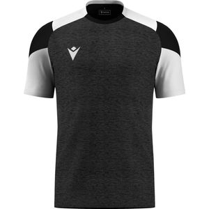 Macron - Glory Golem - Sportshirt - Zwart / Wit - Korte Mouw