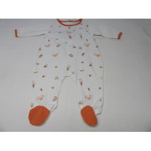 wiplala , pyjama, unie , wit /orange , 6 maand 68