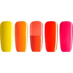 AVN - Gellak – 5 x 10ml - Gel nagellak - Nagels - Gellak starterspakket - MIX9
