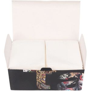 100PCS Tattoo Cleaning Paper, Disposable Strong Water Absorption Tattoo Skin Cleaning Towel Cloth, Beauty Cleaning Towel