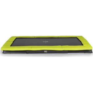 EXIT Silhouette inground sports trampoline 214x305cm - groen