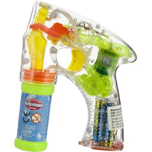 Cepewa Bellenblaas Speelgoed Pistool - met LED Licht - 17 cm - Plastic - Buiten/Fun/Verjaardag