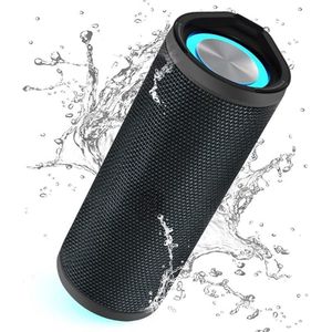 Thuys – Douche Speaker – Badkamer – Bluetooth – Zwart – 9cm x 19cm x 8cm