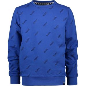 Moodstreet Jongens sweaters Moodstreet MT sweater AO text print Sporty Blue 98/104