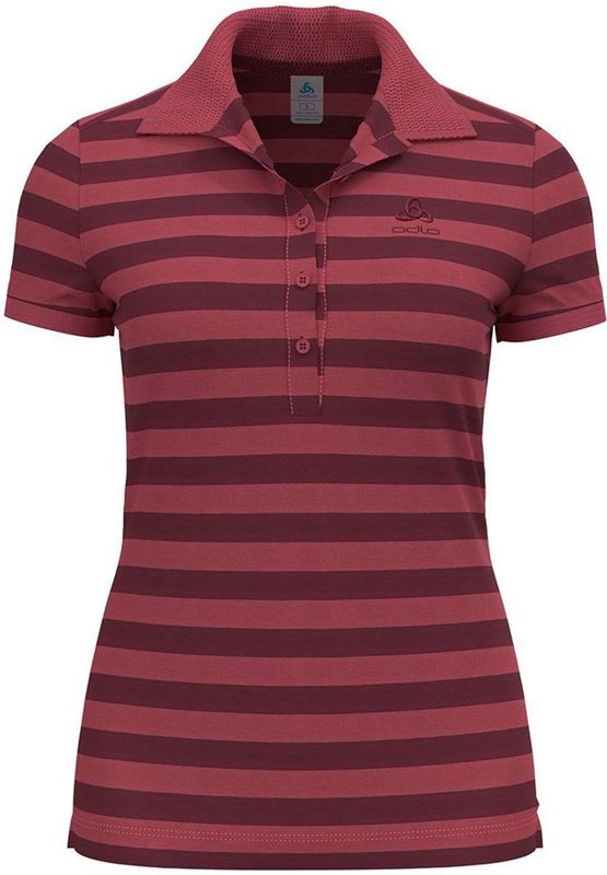 Odlo Concord Korte Mouw Poloshirt Rood XL Vrouw