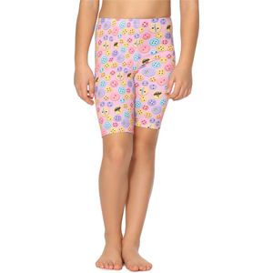 Merry Style Meisjes Leggings - Sport - Vrijetijdsbroek - Korte - Katoen - Roze/knoppen - 158 - MS-MS10-406-LE