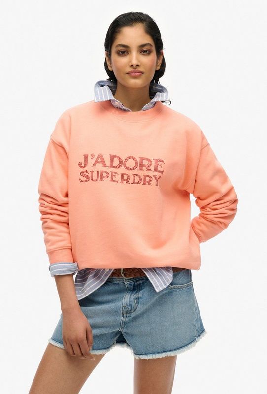 Dames sweatshirt Superdry Sport Luxe
